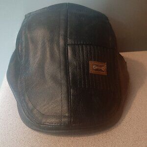 Jamont Faux Leather Black Cap Adjustable O/S